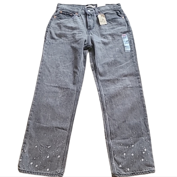 LEVIS WOMENS LIW PRO STRAIGHT GRAY JEANS SIZE 28 SEE MEASUREMENTS IN PICTURES - Picture 2 of 16